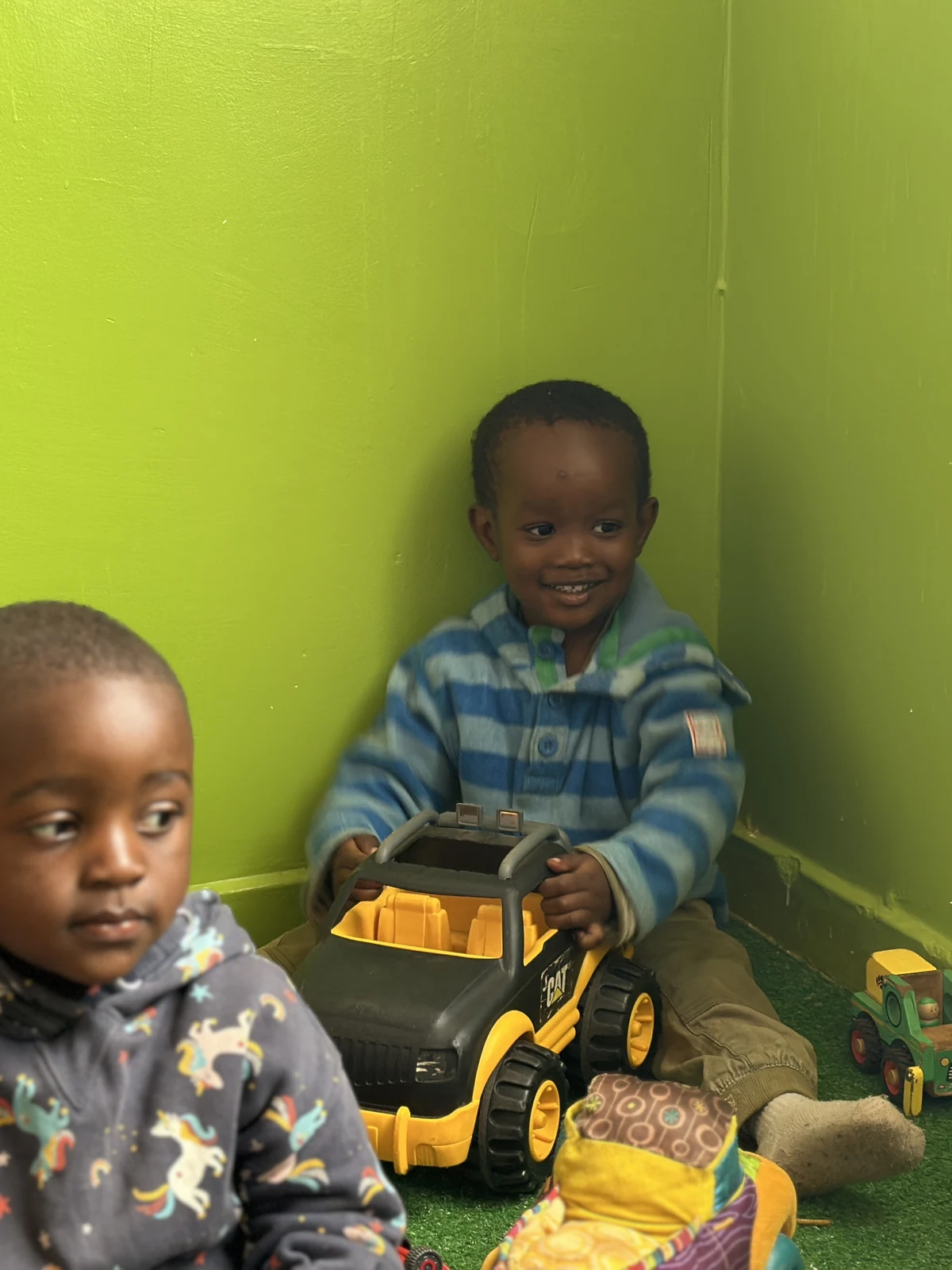 A thoughtful child in a moment of observation